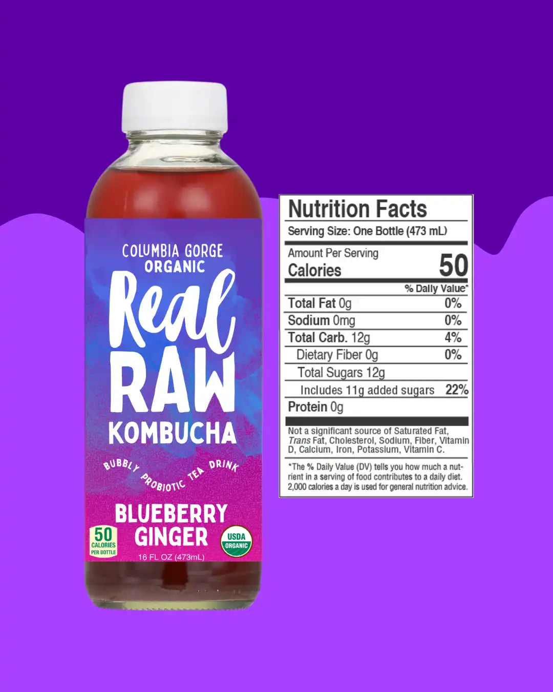 Blueberry Ginger Kombucha