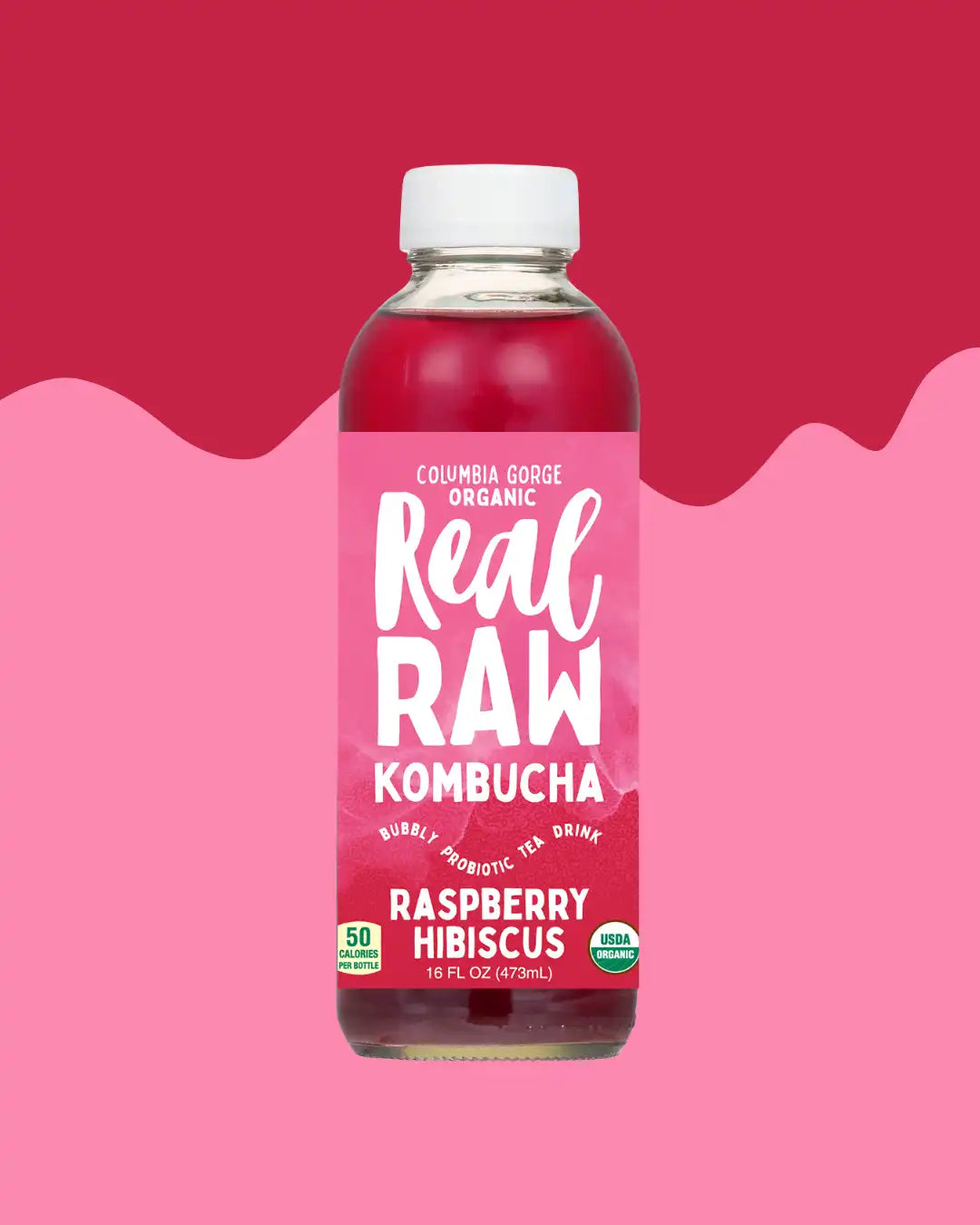 Raspberry Hibiscus Kombucha